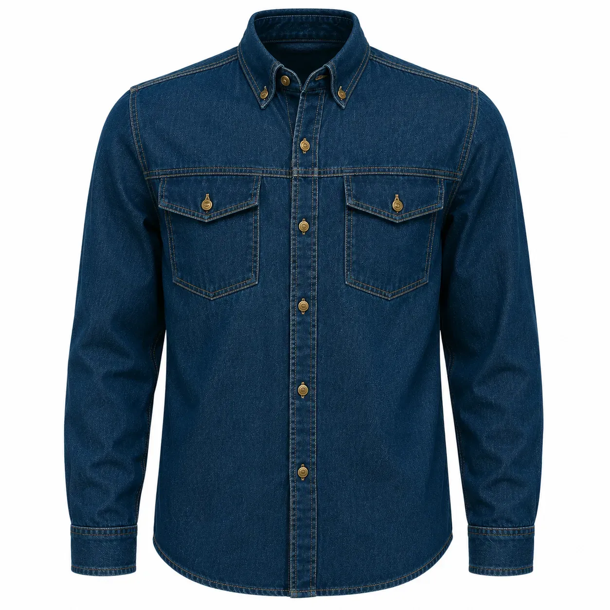 CAMISA JEAN Economica AZUL CABALLERO - imagen 1