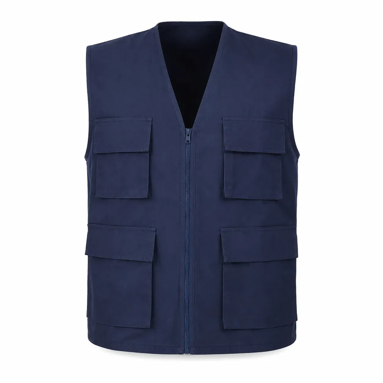 CHALECO DRIL TIPO PERIODISTA BLUE DRESS - imagen 1